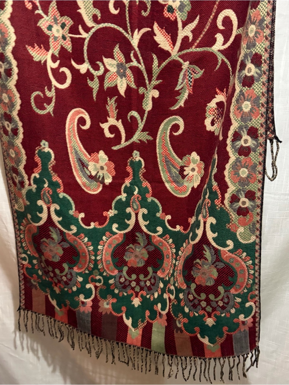 Cashmere reversible scarf - Picture 4 of 6